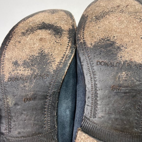 Donald J. Pliner Blue/Gray Suede Loafer - Picture 6 of 6